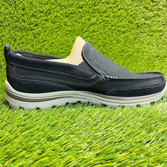 Skechers Superior Milford Mens Size 11.5 Black Casual Slip On Loafer Shoes main image 6